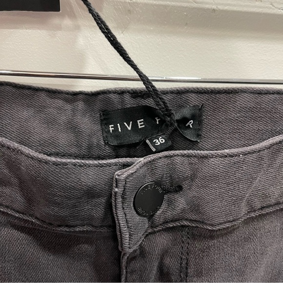 Five Four Men’s Buchanan Straight Jeans in Gray 36 - Picture 6 of 11